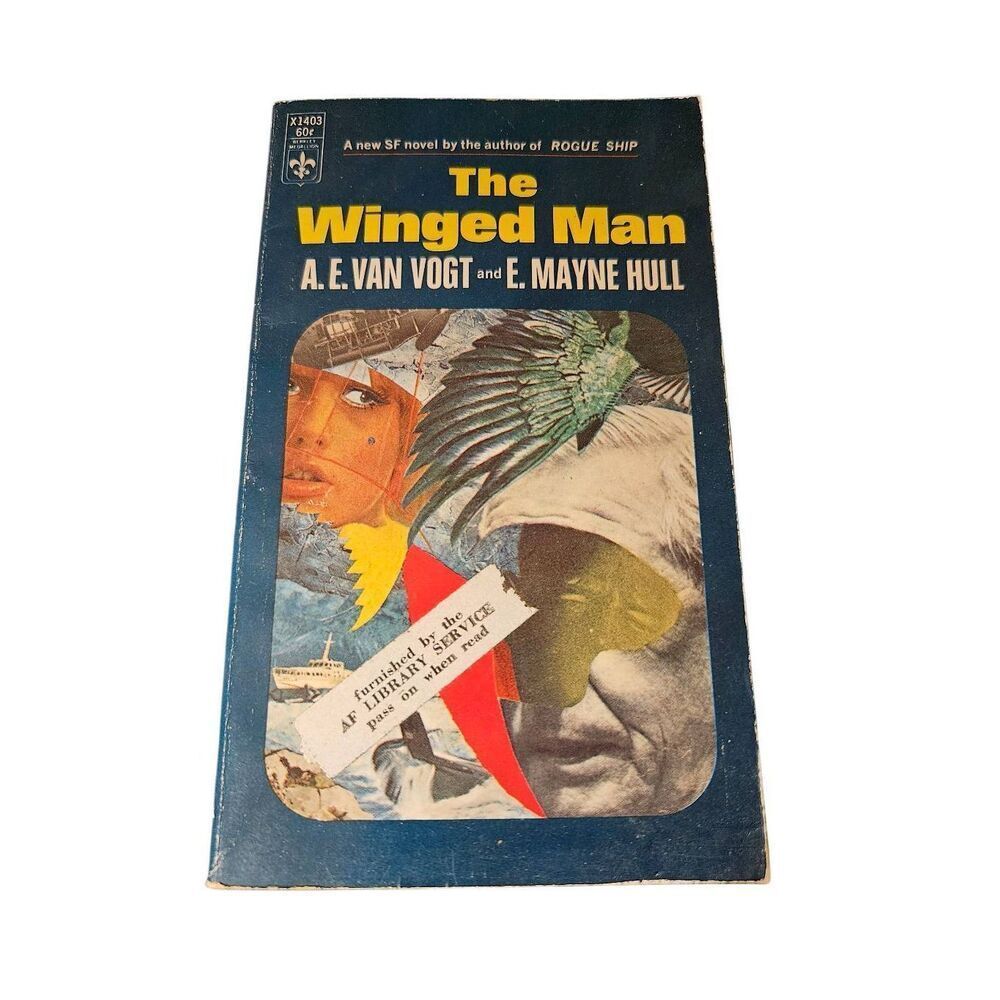 The winged man by A.E. Van Vogt and Mayne Hull - Berkley medallion books